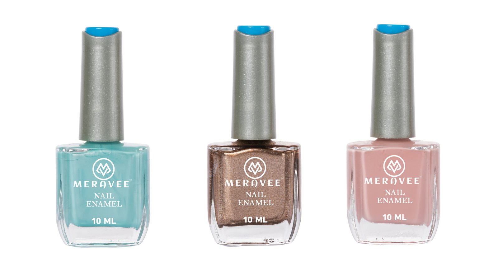 Meravee Nail Enamel Combo Pack (3 Pcs)