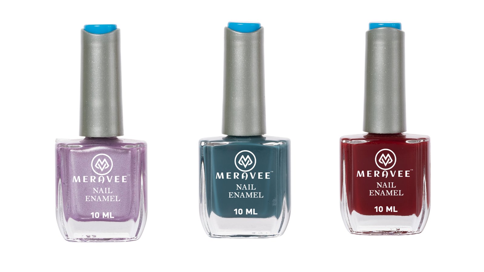 Meravee Nail Enamel Combo Pack (3 Pcs)