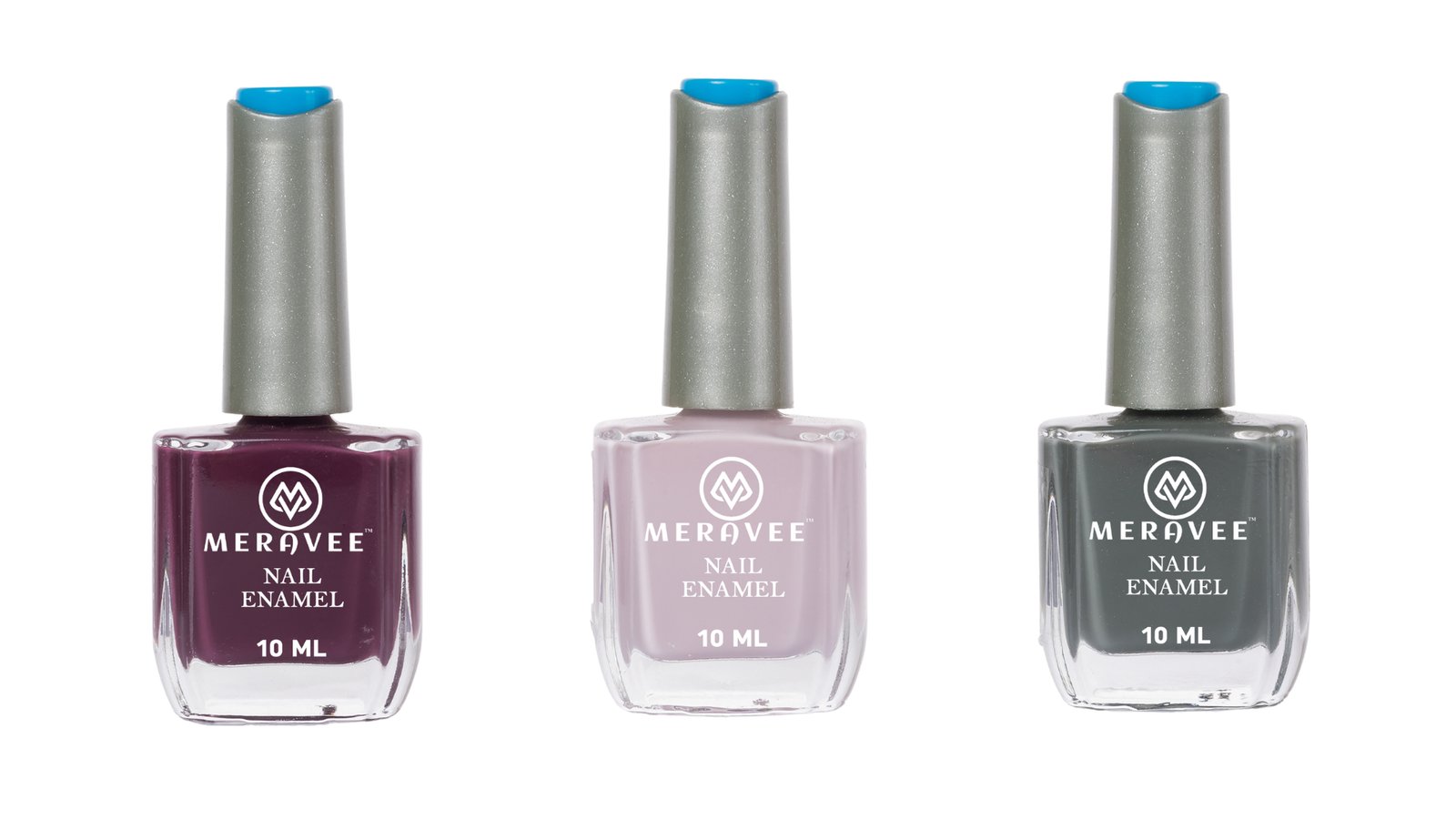 Meravee Nail Enamel Combo Pack (3 Pcs)