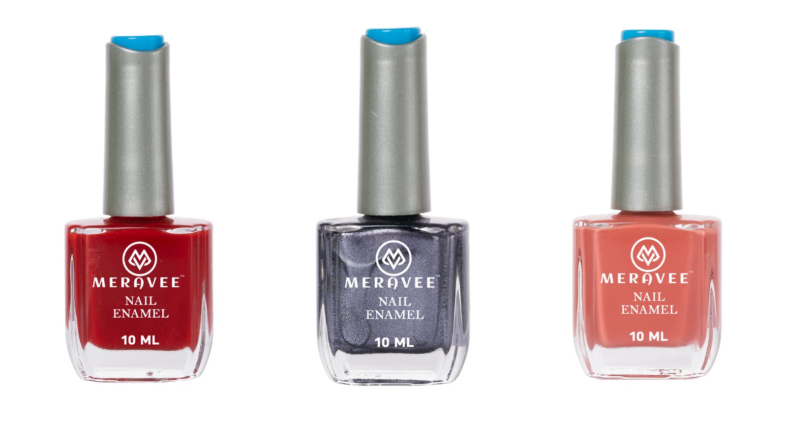 Meravee Nail Enamel Combo Pack (3 Pcs)