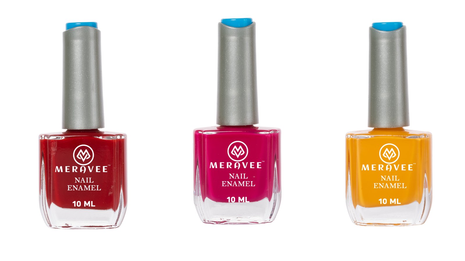 Meravee Nail Enamel Combo Pack (3 Pcs)