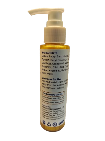 MERAVEE 24 KARAT GOLD FACE WASH