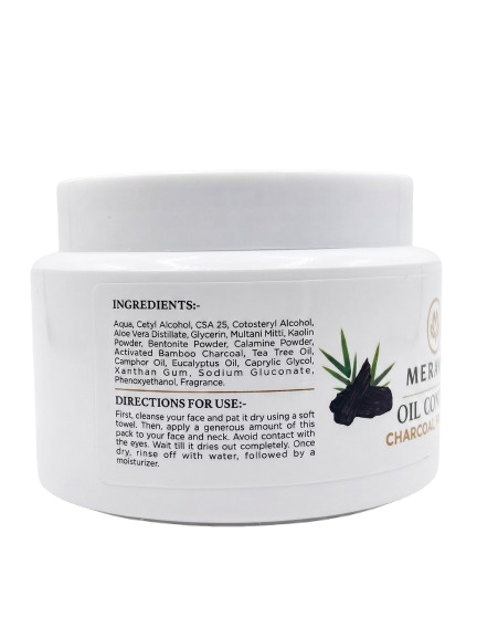 MERAVEE OIL CONTROL CHARCOAL FACE PACK